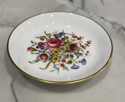 Buy Royal Worcester Bone China 51 Small Floral Trinket Dish 4 3/8” • 11.86£