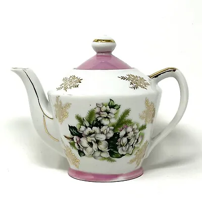 Buy Royal Crown Fine China Tea Pot #44036 Gold Trim Pink Floral Vintage Japan EUC • 30.60£