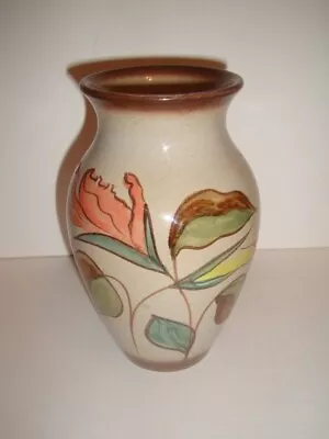 Buy Denby - Vase - Floral Leaf Pattern - 6 1/2 Inch • 5.99£