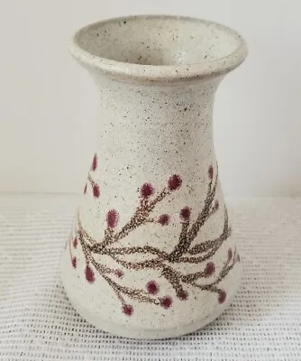 Buy Studio Art Pottery Stoneware Miniature Bud Vase Gray Vine Signed SMD 2.5  Mini • 23.04£