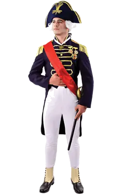 Buy Orion Costumes Mens Admiral Lord Nelson Navy Sailor Uniform Fancy Dress Costume • 62.99£