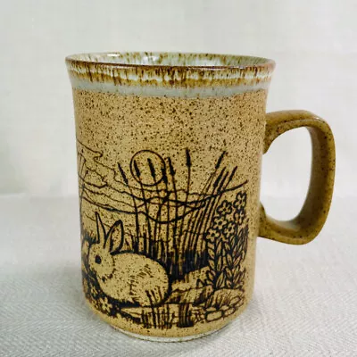 Buy Vintage Dunoon Pottery Deer / Rabbit Coffee Mug Tea Cup Stoneware Scotland • 22.86£