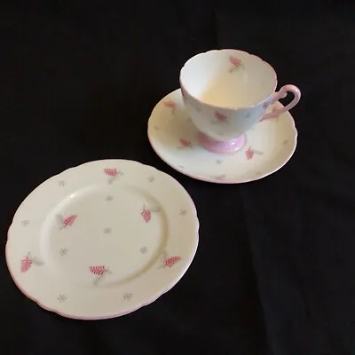 Buy Shelley 'Lyric' Pattern (L 2405) Trio - Cup Saucer & Plate - VGC • 6.99£