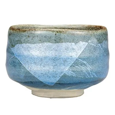 Buy Kutani Yaki Ware Matcha Green Tea Bowl Blue Silver Foil Ginsai  Ino Masamine • 107.63£