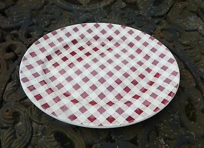 Buy Vintage Myott Son & Co Ltd Checkers Oval Platter • 9.99£