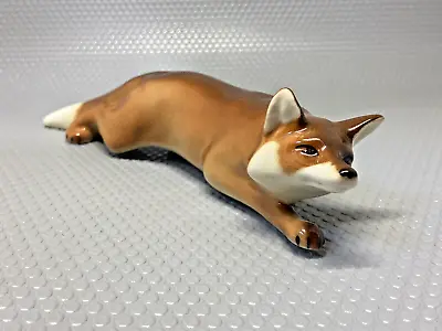 Buy RARE Soviet Figurine  Crouching Fox  LFZ Fox Lomonosov Porcelain Figurine -video • 519.48£