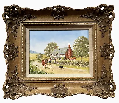 Buy Richard Rhead Simm Original Oil On Canvas Country Landscape • 87.50£