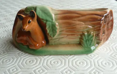 Buy Vintage Eastgate Withernsea Pottery - Small Deer Posy Vase • 1.95£
