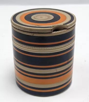 Buy Gray's Pottery Hand Painted Banded Striped Preserve Jar, 9cm, 1931-33 Art Deco • 20£