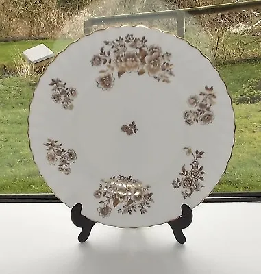 Buy Minton English Bone China Audley Pattern Dinner Plate Gilt Flowers H5042 1952 • 5£