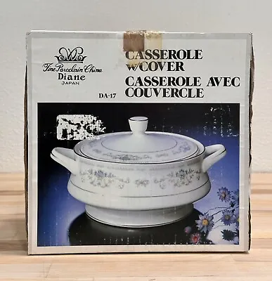 Buy Wade Fine Porcelain China Japan DIANE Round Covered Serving Dish Bowl Casserole • 37.79£