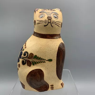 Buy Vintage Mexico Stoneware Souvenir 7” Tall Clay Works Cat Figurine • 12.10£