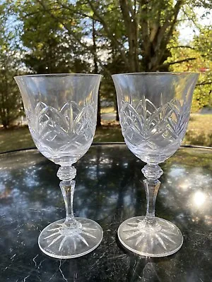 Buy SET Of 4 SIGNED Galway ￼Longford Irish Fine Crystal Wine Glasses GOBLETS 7 3/4” • 37.85£