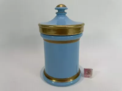 Buy Vintage Portmeirion Rare Pale Blue & Gold Apothecary Jar Susan Williams Ellis • 44.99£