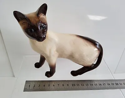 Buy Beswick England Pottery Siamese  Cat Figurine 19cms X 16cms  • 11.99£