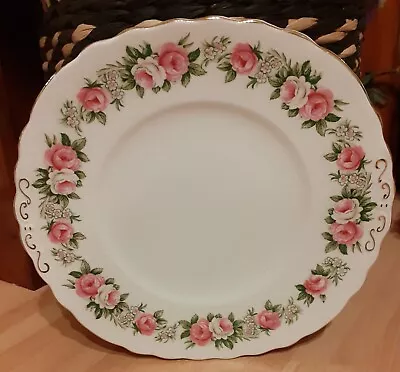 Buy Colclough Bread & Butter  /  Cake Plate Enchantment Roses Pattern • 6.99£