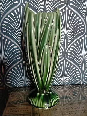 Buy Sylvac England 2452 Beautiful Green Hyacinth Leaves Vase • 22.95£