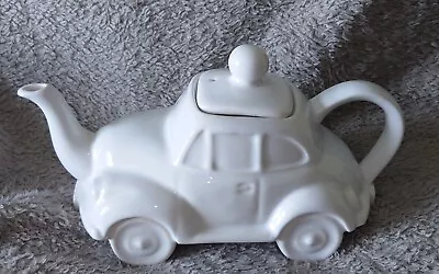 Buy Vintage Price & Kensington Potteries White Car Teapot • 18£