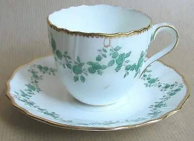 Buy CAULDON CHINA FLORAL SWAGS & GILT COFFEE CUPS & SAUCERS (Ref7526) • 15.75£