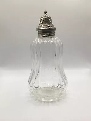 Buy Vintage Sugar Shaker Muffineer, Clear Glass Sugar Sifter, Victorian Style Large • 3.99£