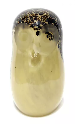 Buy Vintage Wedgwood Brown Speckled Glass Owl Paperweight : 4.5 Inch - VGC • 5.99£