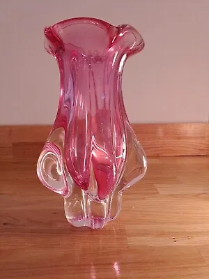 Buy Bohemian Art Glass Vase By Josef Hospodka • 30£
