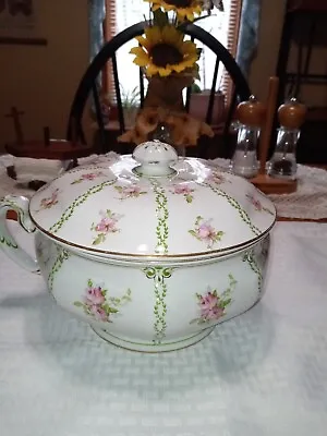Buy Booths China England Tureen Wreath Pattern Roses Beautiful!! • 37£