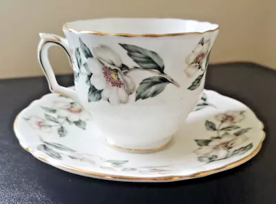 Buy Crown Staffordshire Vintage Beautiful Rose Fine Bone China Cup And Saucer Floral • 12.99£