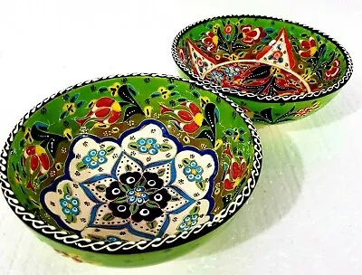 Buy Turkish/Anatolian Handmade Ceramic Bowl With Beautiful Hand Painting Pottery • 13.89£