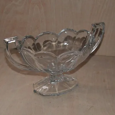 Buy Art Deco Davidson Glass Large 'Chippendale' Trophy Shape Bowl Boat Vase • 9.94£