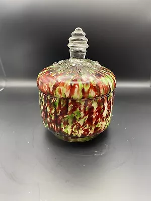 Buy Art Deco Amber Glass Bowl / Dish • 7.99£