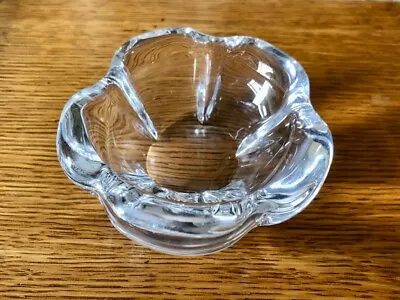 Buy Vintage French Daum Crystal Glass Dish. Signed And Perfect. • 69.99£