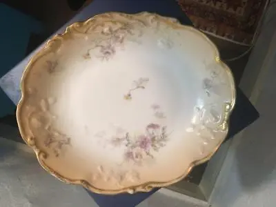 Buy Antique Limoges Art Nouveau Bowl 1800s C Blushware Bone China Ceramic Floral Sto • 15£
