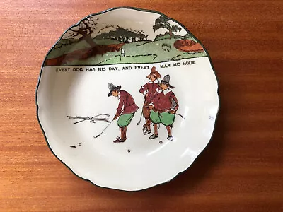Buy Charles Crombie Golfing Series Ware Vintage Royal Doulton Bowl RARE Collectable • 78.95£