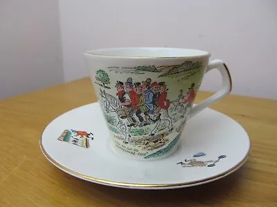 Buy Vintage Lord Nelson Pottery Widecombe Fair Cup & Saucer • 1.99£