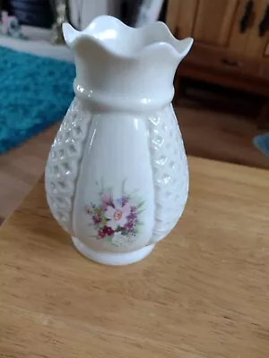Buy Irish Parian Donegal China Small Floral Vase • 9.50£