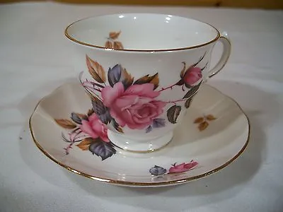 Buy Royal Vale Made In England By Ridgway Potteries  Bone China Tea Cup And Saucer • 10.31£