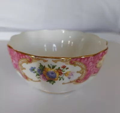 Buy Royal Albert Lady Carlyle Bone China Large Sugar Bowl/Dish Gold Rims - Number 73 • 14.99£