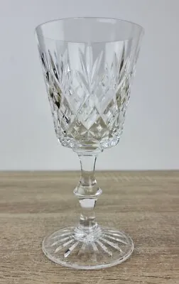 Buy Vintage Edinburgh Crystal Wine Glass Lomond Cut Approx Height 15.5cm. • 10£