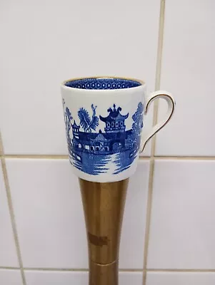 Buy Lovely Burleigh Ware Cup. Willow Pattern. Burslem England. Gold Rimmed. • 1.99£