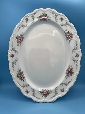 Buy Royal Albert Tranquility Large 15.5” Bone China Oval Platter Rose Pattern • 22.50£