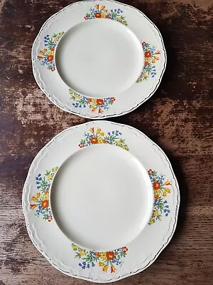 Buy Alfred Meakin Marquis Shape Marigold Norma Dinner Plates • 12.99£