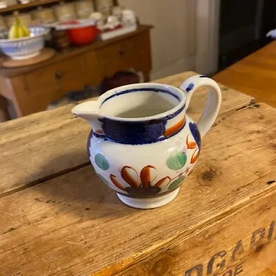 Buy Antique Gaudy Welsh Handpainted Small Jug – Great! – • 7.99£