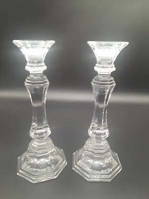 Buy Vintage Wedgwood Crystal Candle Stick Holders Set Of 2 • 20.27£