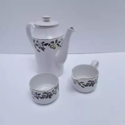 Buy Evesham Midwinter Tea Pot, Milk Jug And Sugar Jug Set Fine Tableware • 16£