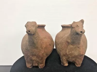 Buy Ancient Pair Pottery Animal Rhyton • 986.70£