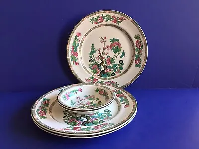 Buy Indian Tree By John Maddock & Son  3  Dinner Plates And 2 Fruit Bowl • 18.93£