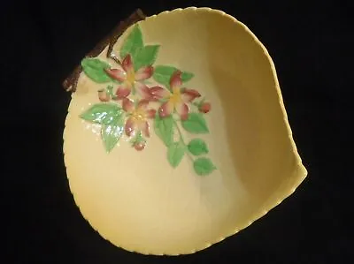 Buy Vintage Carlton Ware Apple Blossom Yellow Footed Serving Bowl Australian Design • 19.20£