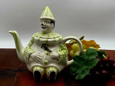 Buy Antique 1920’ Tony Wood Studio Pottery Clown Teapot Some Imperfections / Damage • 31£