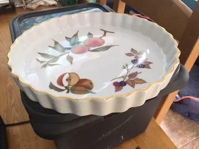 Buy Royal Worcester Oven To Tableware Flan Dish Fine Porcelain • 0.99£